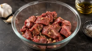 Preparing and Seasoning Steak for the Bowl