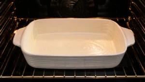 Preparing the Baking Dish and Oven