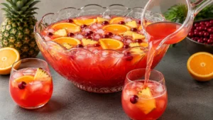 Serving Tito’s Punch Over Ice