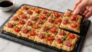 Tuna Pizza Sushi Recipe