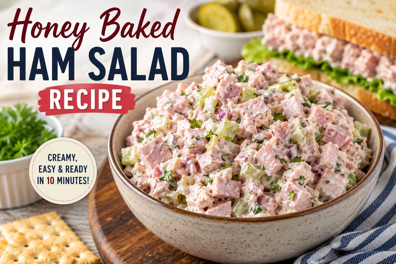 Honey Baked Ham Salad Recipe (1)
