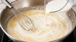 Making the Cream Sauce