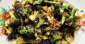 Roasted Broccoli with Vinegar-Mustard Glaze Recipe