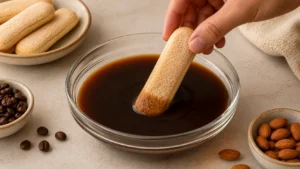 Step 4 Dip the Ladyfingers