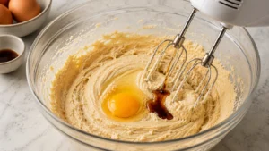 add-eggs-and-vanilla-to-cookie-dough