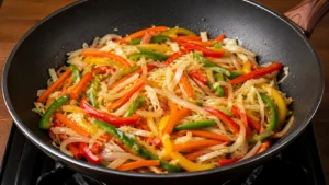 stir-frying-vegetables-for-mung-bean-noodles