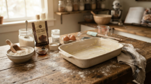 Chocolate Self Saucing Pudding Recipe Steps (1)