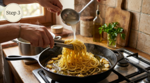 Garlic and Olive Oil Pasta Recipe Steps (5)