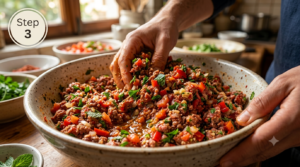 Lahm Bi Ajeen Recipe Steps (7)