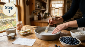 Maine Blueberry Cake