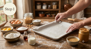 Peanut Butter Roll Cake Recipe Steps (1)