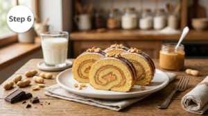 Peanut Butter Roll Cake Recipe Steps (2)