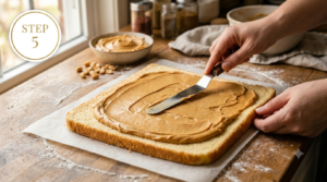 Peanut Butter Roll Cake Recipe Steps (3)