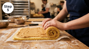 Peanut Butter Swiss Roll