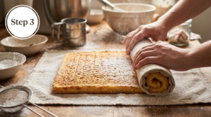Peanut Butter Swiss Roll