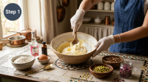 Persian Love Cookies Recipe Steps (1)
