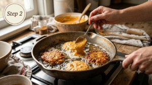 Pumpkin Fritters with Caramel Sauce Recipe Steps (6)