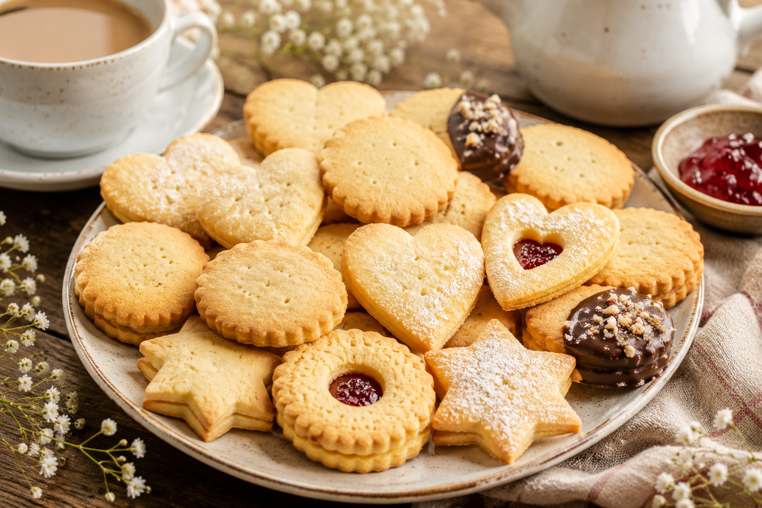 Shortcrust Pastry Biscuits Recipe