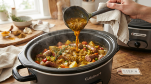 Slow Cooker Curried Sausages Recipe Steps (4)