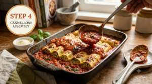 Spinach and Ricotta Cannelloni Recipe Steps (4)