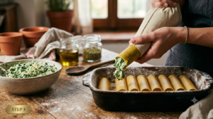 Spinach and Ricotta Cannelloni Recipe Steps (5)
