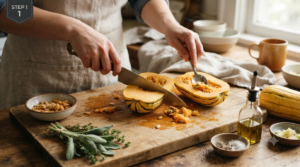Stuffed Delicata Squash Recipe Steps (1)