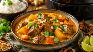 beef massaman curry slow cooker recipe