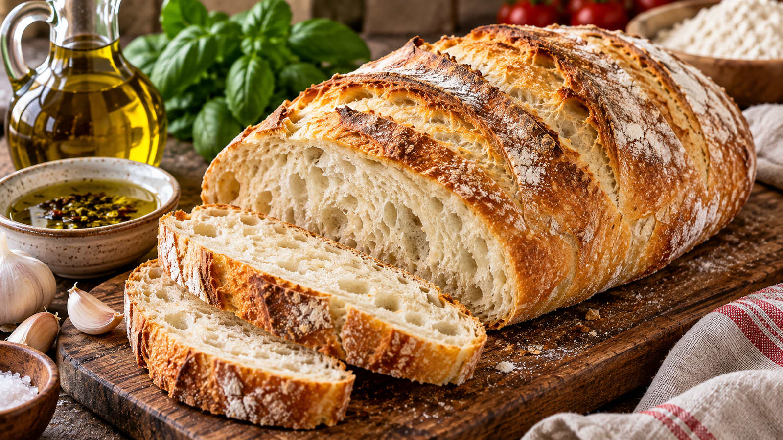 Crusty Italian Bread Recipe