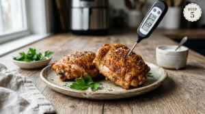 Air Fryer Chicken Thighs Recipe Step (1)