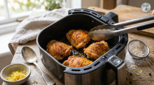 Air Fryer Chicken Thighs Recipe Step (1)