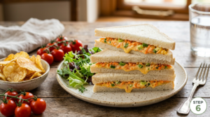 Cheese Savoury Sandwich Recipe Step (2)