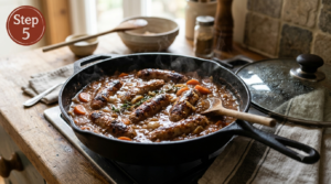 Devilled Sausages Recipe Step (2)