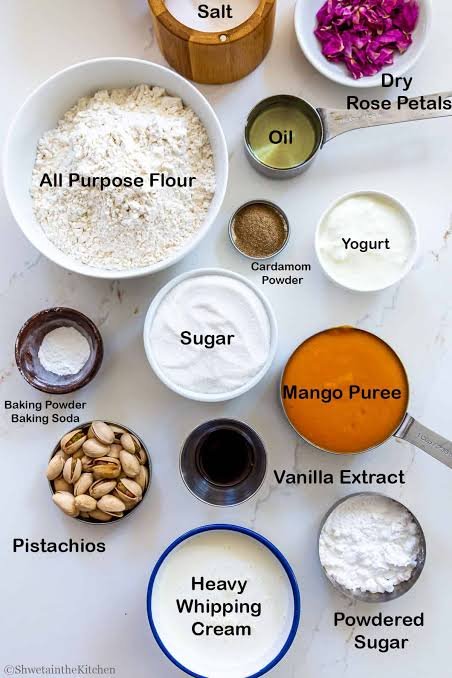 Mango Cake Recipe Ingredients