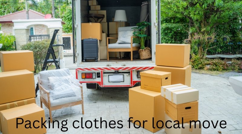 Packing clothes for local move