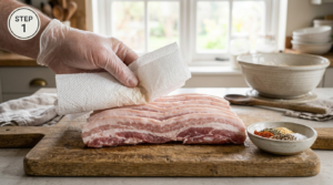 Pork Belly Slices Air Fryer Recipe Step (2)