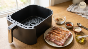 Pork Belly Slices Air Fryer Recipe Step (2)